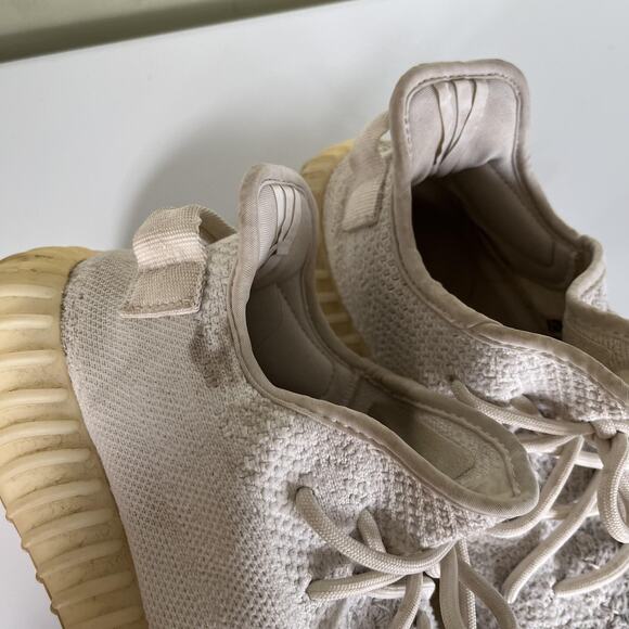 adidas Yeezy Boost 350 V2 Shoes Mens Size 8.5 Cream Tan Beige Primeknit Boost - Picture 7 of 12